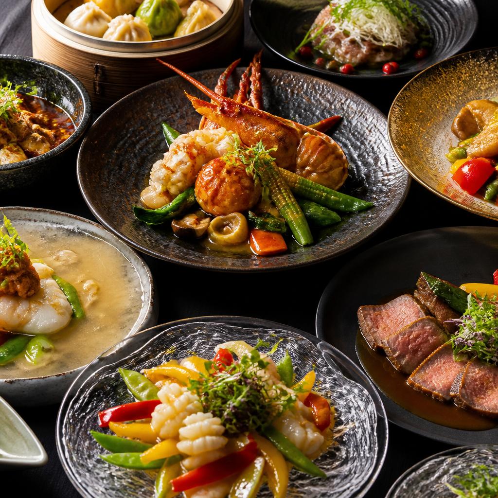 2. 贅沢な旬の創作中華料理