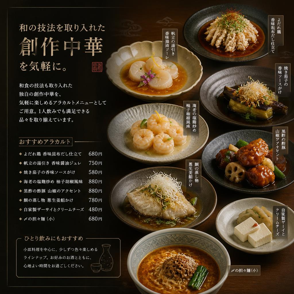 創作中華の楽しみ方