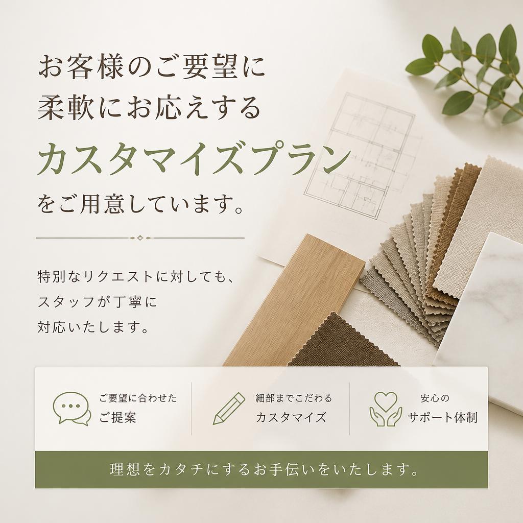 カスタマイズ可能なプラン