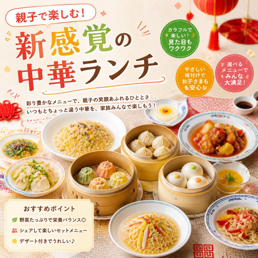親子で楽しむ！新感覚の中華ランチ