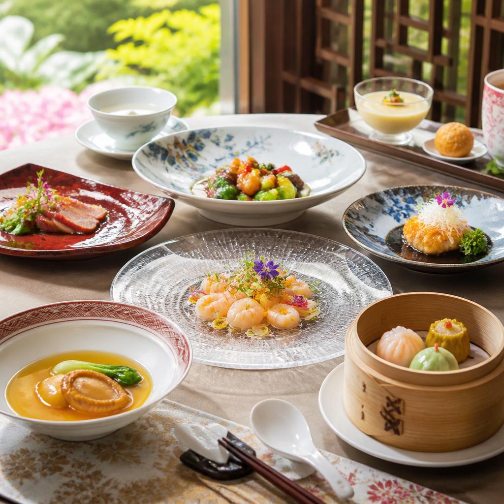 特別なランチデートを創り出す新鮮旬素材の中華料理