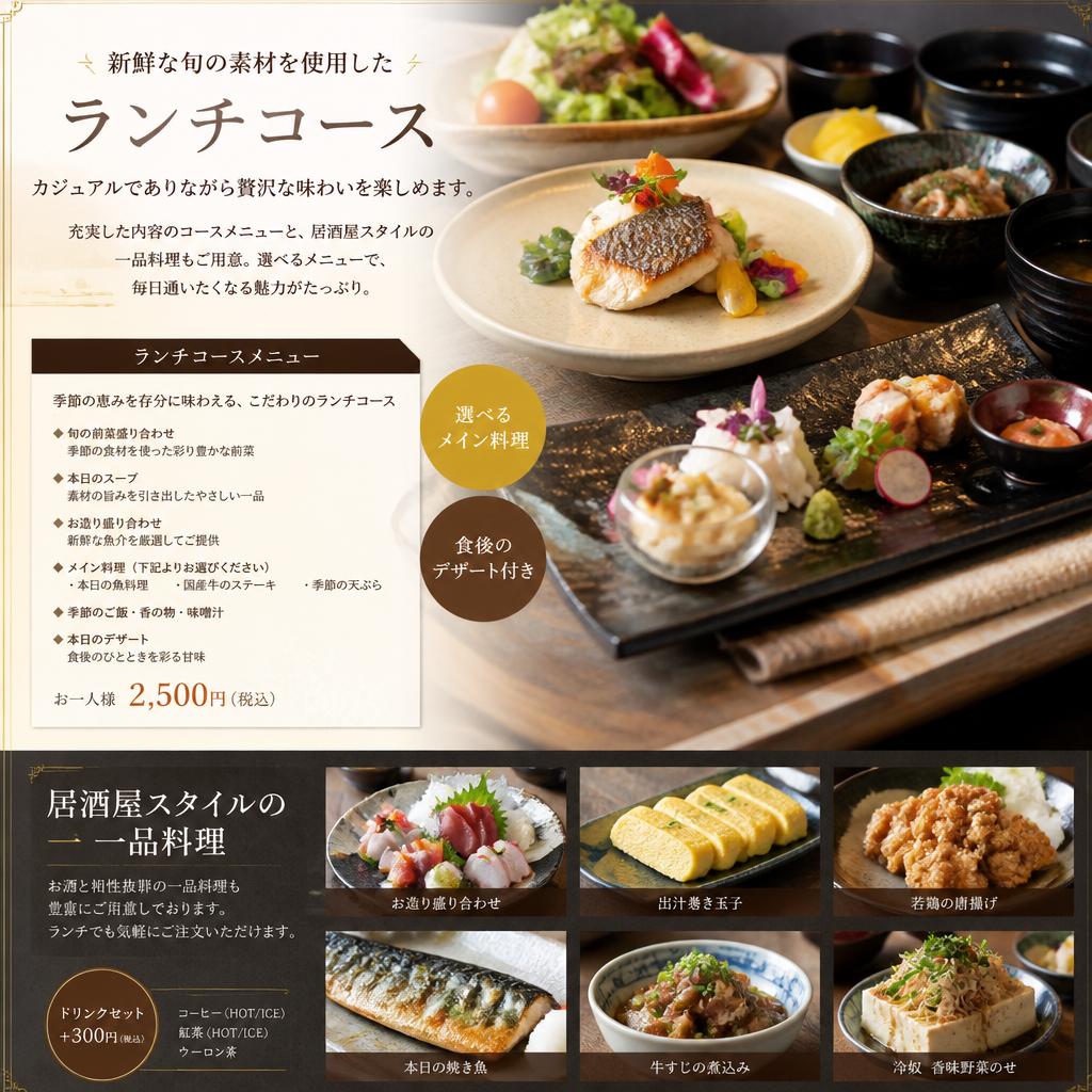 ランチメニューの魅力