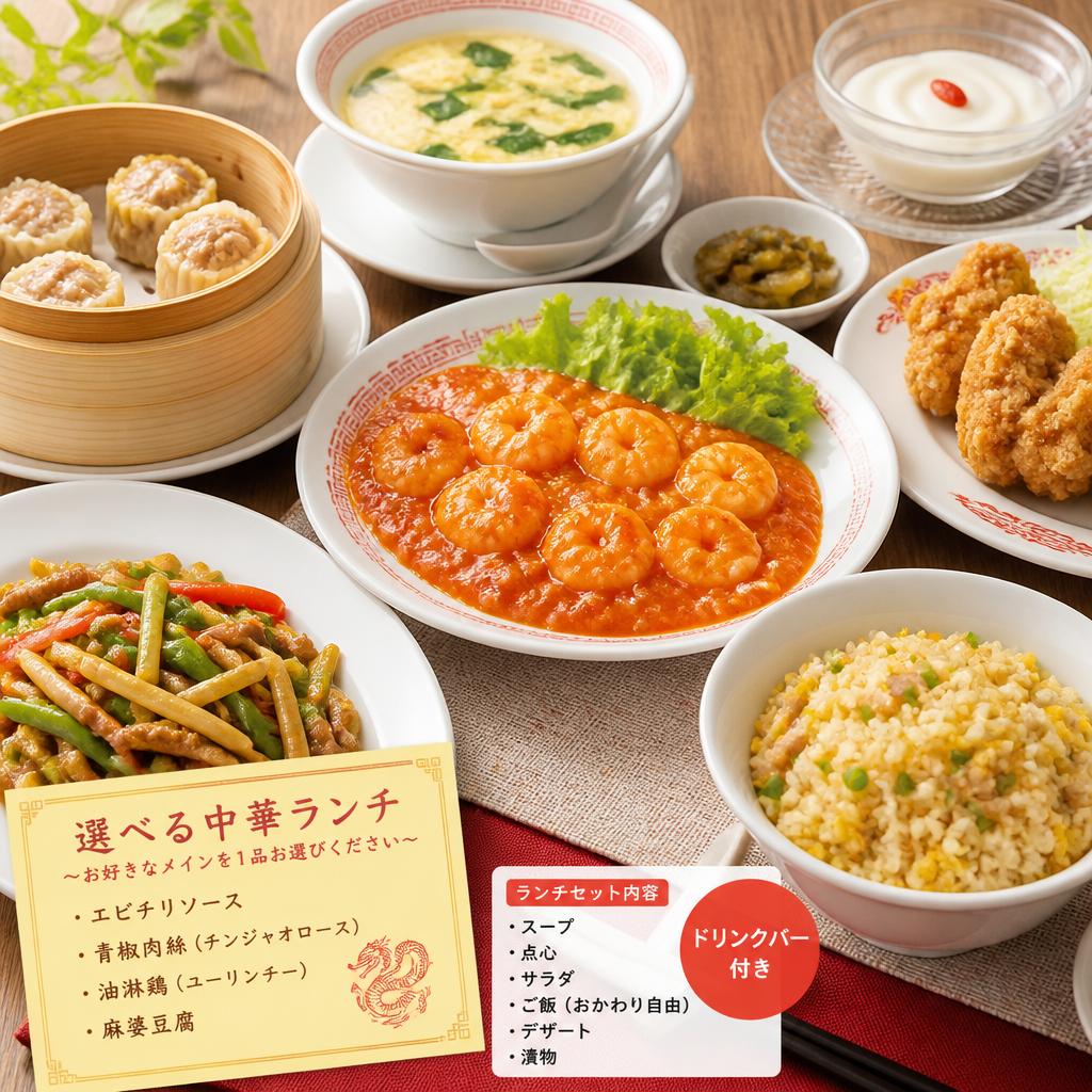 家族でも楽しめるカジュアルな中華ランチ！