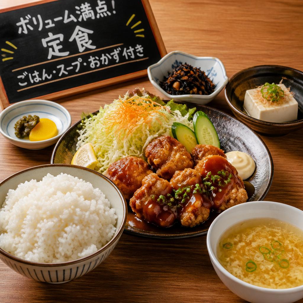 定食メニューの魅力