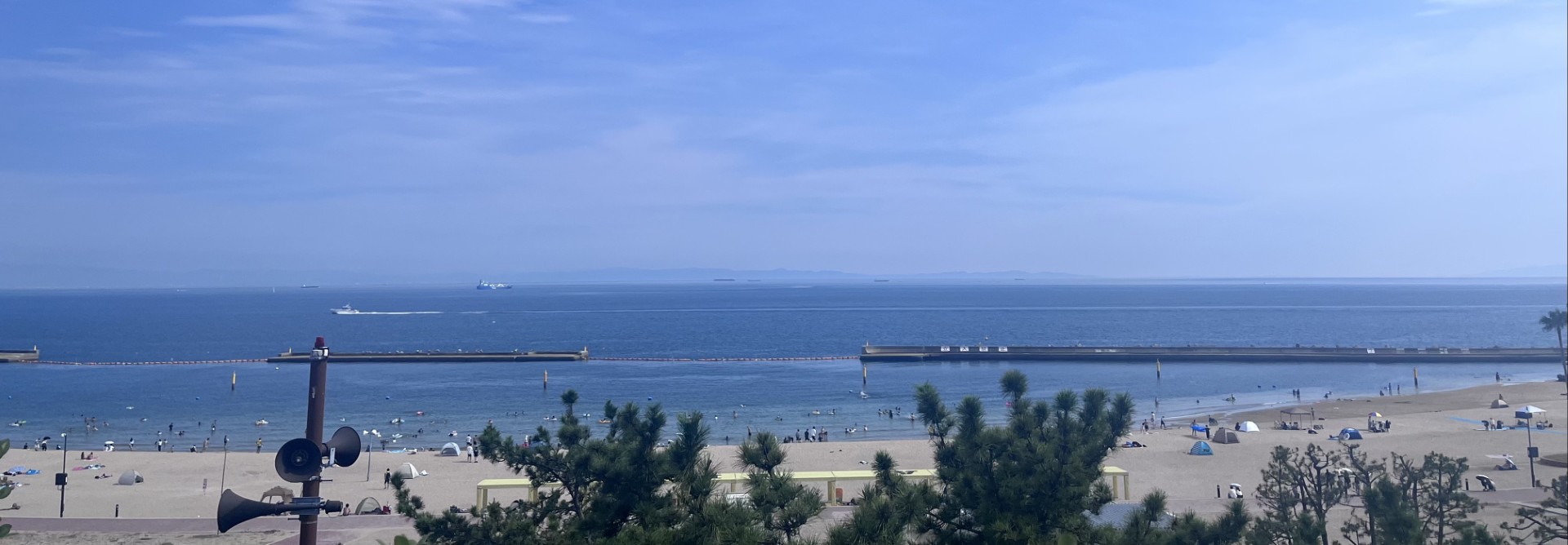 須磨海水浴場近くでゆったり中華を堪能。