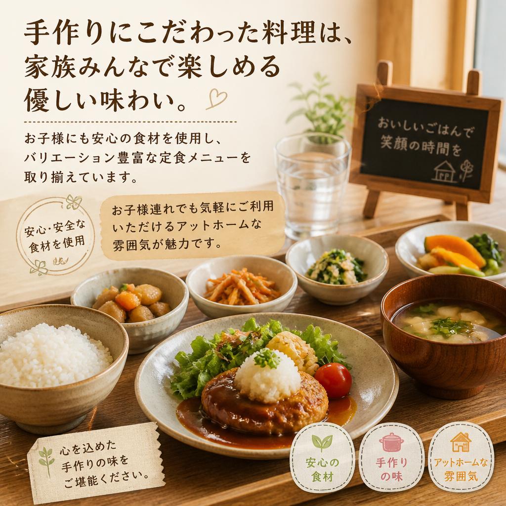 ファミリー向け手作り料理