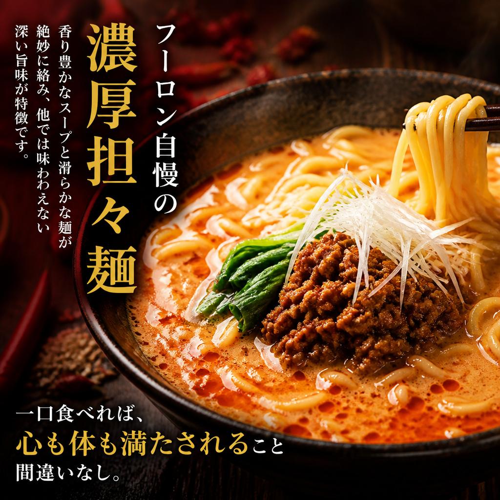 濃厚担々麺の魅力