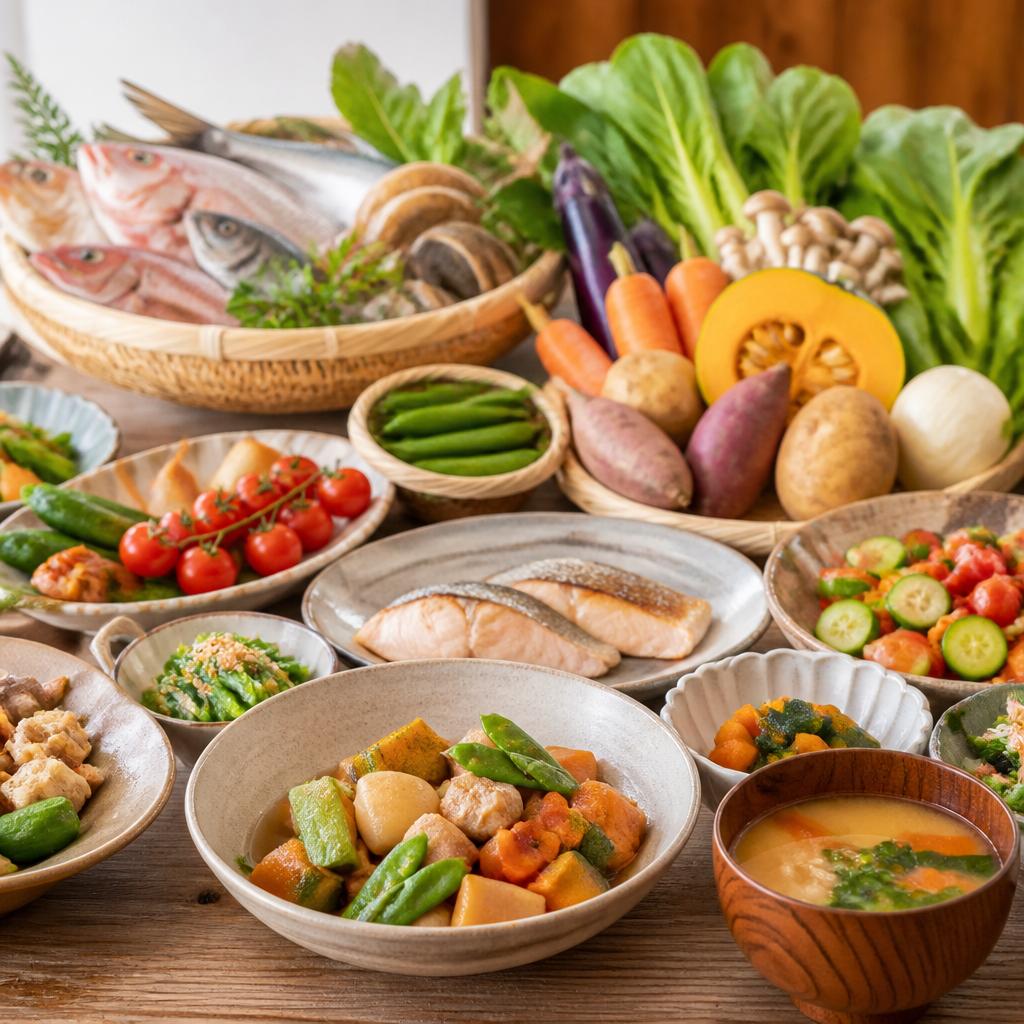 新鮮な旬の食材を使用